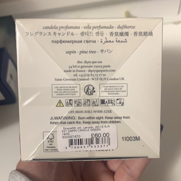 *SOLD* NIB Diptyque “SAPIN” Limited Edition Candle - Picture 3 of 8